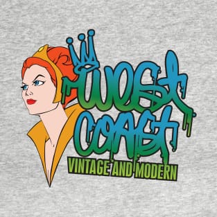 Teela West Coast Vintage Modern T-Shirt